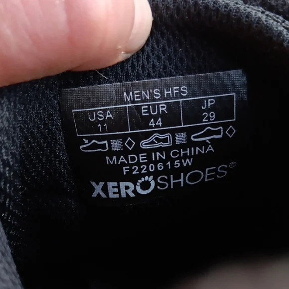 Xero HFS Barefoot Athletic Shoes Mens Blue Sneakers - Picture 7 of 7